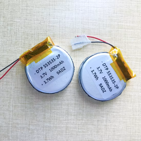 Dtp553535 Spezieller Li-Ion 3,7 V 500 mAh Lithium-Polymer-Akku für Bluetooth